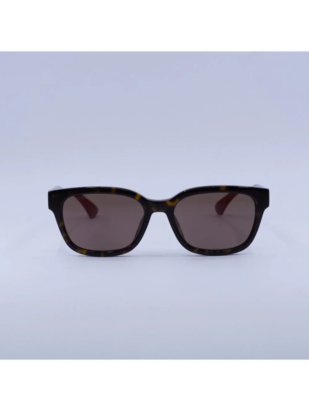Gucci GG1872SK 002 Sunglasses Dark Havana/Blue/Red Square Frames